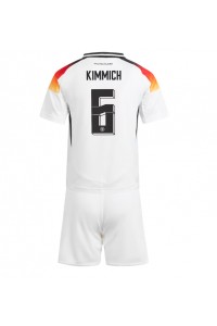 Duitsland Joshua Kimmich #6 Babytruitje Thuis tenue Kind EK 2024 Korte Mouw (+ Korte broeken)